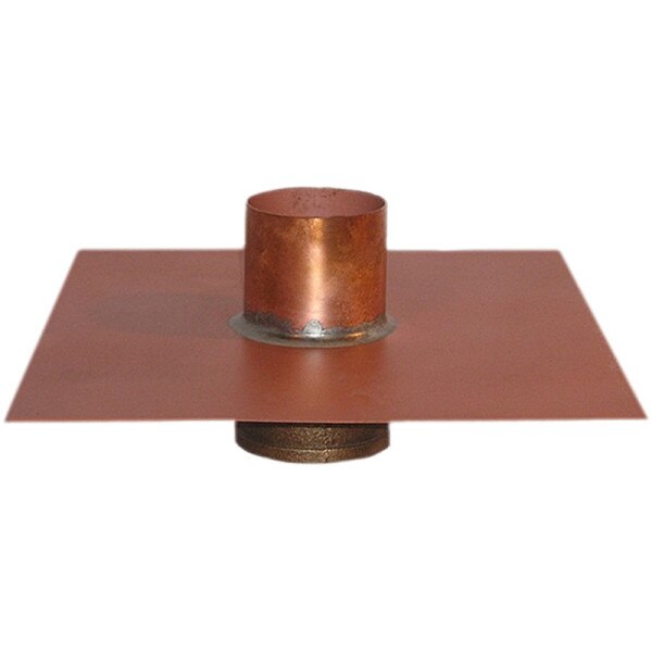 Img of Copper Free Standing Overflow 3" No Hub